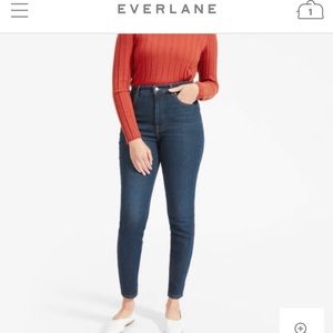 Everlane Authentic Stretch High Rise Skinny Jeans